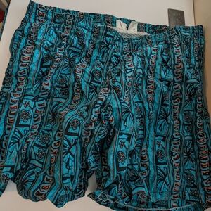 Vintage islander swim trunks large